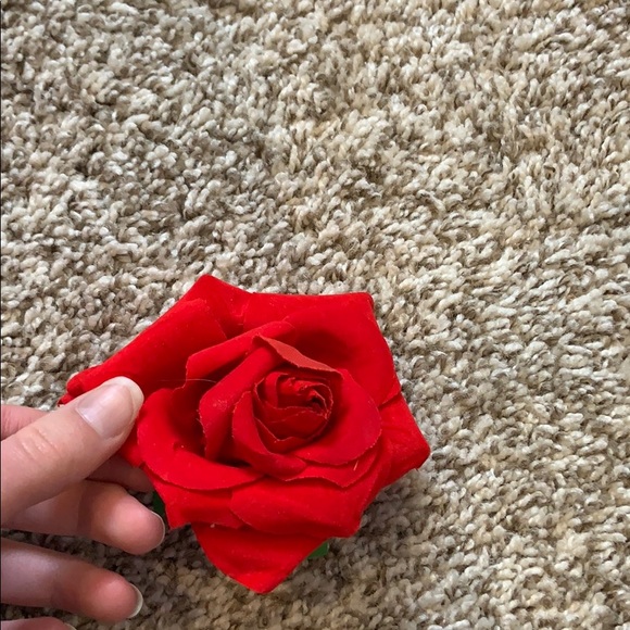 Rose hair clip - Picture 3 of 3